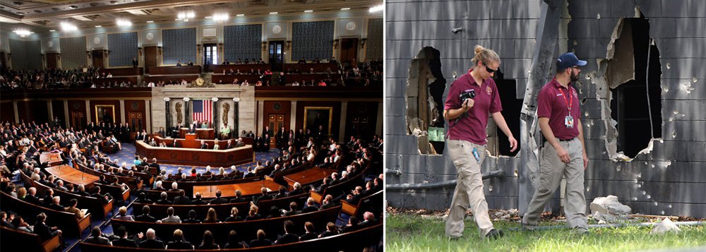Senadores norte-americanos sinalizaram uma nova disposição de considerar restrições na venda de armas após o massacre em uma boate em Orlando; Senado dos EUA iniciou discussões sobre legislação para banir a venda de armas a centenas de milhares de pessoas em listas de vigilância após um atirador que esteve numa lista dessas ter matado 49 pessoas em uma boate gay em Orlando no último domingo (Foto: Paulo Emílio) Senadores norte-americanos sinalizaram uma nova disposição de considerar restrições na venda de armas após o massacre em uma boate em Orlando; Senado dos EUA iniciou discussões sobre legislação para banir a venda de armas a centenas de milhares de pessoas em listas de vigilância após um atirador que esteve numa lista dessas ter matado 49 pessoas em uma boate gay em Orlando no último domingo