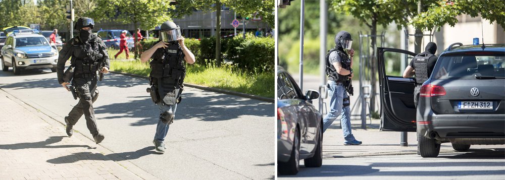 Um homem armado suspeito de abrir fogo em um complexo de cinemas da pequena cidade alemã de Viernheim, perto de Frankfurt, foi morto a tiros depois que a polícia invadiu o local, deixando cerca de 50 feridos (Foto: Paulo Emílio) Um homem armado suspeito de abrir fogo em um complexo de cinemas da pequena cidade alemã de Viernheim, perto de Frankfurt, foi morto a tiros depois que a polícia invadiu o local, deixando cerca de 50 feridos