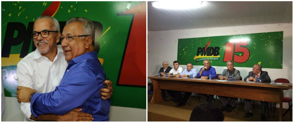 O governador Jackson Barreto e o seu partido, o PMDB, declararam, nesta segunda (27), apoio à pré-candidatura de Edvaldo Nogueira (PC do B) a prefeito de Aracaju; em ato realizado na sede do PMDB na capital, JB agradeceu a compreensão do pré-candidato do partido, Zezinho Sobral, que acatou a decisão da sigla de não entrar na disputa; o governador definiu o apoio a Edvaldo como “um gesto em favor da unidade” e defendeu o nome de Eliane Aquino (PT) para vice-prefeita; o pré-candidato do PC do B reconheceu a importância da decisão do PMDB e pontuou que caberá ao partido indicar o nome que terá o apoio do grupo para disputar o governo do Estado em 2018 (Foto: Valter Lima) O governador Jackson Barreto e o seu partido, o PMDB, declararam, nesta segunda (27), apoio à pré-candidatura de Edvaldo Nogueira (PC do B) a prefeito de Aracaju; em ato realizado na sede do PMDB na capital, JB agradeceu a compreensão do pré-candidato do partido, Zezinho Sobral, que acatou a decisão da sigla de não entrar na disputa; o governador definiu o apoio a Edvaldo como “um gesto em favor da unidade” e defendeu o nome de Eliane Aquino (PT) para vice-prefeita; o pré-candidato do PC do B reconheceu a importância da decisão do PMDB e pontuou que caberá ao partido indicar o nome que terá o apoio do grupo para disputar o governo do Estado em 2018