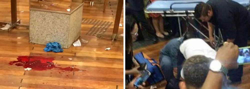A Polícia Militar prendeu o homem suspeito de balear nesta quarta-feira 12 um sargento da Marinha durante uma discussão no Park Shopping, em Campo Grande, na zona oeste do Rio; Robson Rodrigues Alves é policial militar, está afastado do serviço na rua desde o ano passado por problemas psiquiátricos e não tem autorização para andar armado; ele se apresentou espontaneamente no quartel-general da PM (Foto: Gisele Federicce) A Polícia Militar prendeu o homem suspeito de balear nesta quarta-feira 12 um sargento da Marinha durante uma discussão no Park Shopping, em Campo Grande, na zona oeste do Rio; Robson Rodrigues Alves é policial militar, está afastado do serviço na rua desde o ano passado por problemas psiquiátricos e não tem autorização para andar armado; ele se apresentou espontaneamente no quartel-general da PM