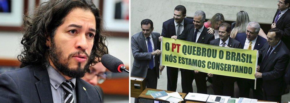 "Propor que a crise econômica que afeta o mundo inteiro seja solucionada às custas dos direitos sociais dos pobres é lesa-pátria", afirma o deputado, em entrevista à jornalista Nathali Macedo, do Diário do Centro do Mundo; "O curioso é que os proponentes do governo Michel Temer e sua base aliada não falam em nenhum momento em como os ricos podem colaborar", observa Jean Wyllys (PSOL-RJ) (Foto: Gisele Federicce) "Propor que a crise econômica que afeta o mundo inteiro seja solucionada às custas dos direitos sociais dos pobres é lesa-pátria", afirma o deputado, em entrevista à jornalista Nathali Macedo, do Diário do Centro do Mundo; "O curioso é que os proponentes do governo Michel Temer e sua base aliada não falam em nenhum momento em como os ricos podem colaborar", observa Jean Wyllys (PSOL-RJ)