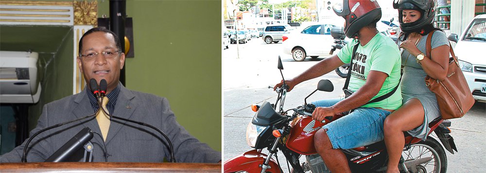 Quem afirma é o líder do governo na Câmara Municipal de Salvador, vereador Joceval Rodrigues; ele diz que a retirada do regime de urgência para votação do projeto que regulamenta a atividade "serve para amadurecer as discussões"; "Agora temos tempo para debater em torno da proposição, que é a criação do Sistema de Transporte Individual de Passageiros com uso de Motocicletas. Da forma como estava, ia acabar travando a pauta", diz o parlamentar (Foto: Romulo Faro) Quem afirma é o líder do governo na Câmara Municipal de Salvador, vereador Joceval Rodrigues; ele diz que a retirada do regime de urgência para votação do projeto que regulamenta a atividade "serve para amadurecer as discussões"; "Agora temos tempo para debater em torno da proposição, que é a criação do Sistema de Transporte Individual de Passageiros com uso de Motocicletas. Da forma como estava, ia acabar travando a pauta", diz o parlamentar