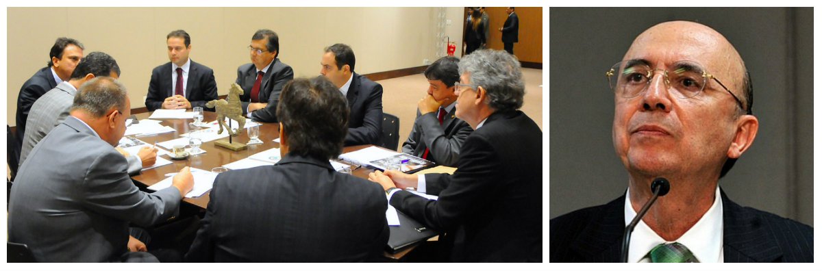 Depois de provocar a primeira derrota do governo interino na Câmara, governadores do Norte e Nordeste vão hoje ao ministro interino da Fazenda, Henrique Meireles, cobrar uma recomposição do FPE ainda este ano. Ontem, o governo interino sofreu uma derrota na Câmara, na votação do pedido de urgência do projeto de lei (PLP 257) que trata da renegociação das dívidas dos estados e do Distrito Federal. Sem terem sido beneficiados pelo projeto, os governadores querem uma compensação por perdas de receitas ocorridas entre 2015 e este ano (Foto: Fatima 247) Depois de provocar a primeira derrota do governo interino na Câmara, governadores do Norte e Nordeste vão hoje ao ministro interino da Fazenda, Henrique Meireles, cobrar uma recomposição do FPE ainda este ano. Ontem, o governo interino sofreu uma derrota na Câmara, na votação do pedido de urgência do projeto de lei (PLP 257) que trata da renegociação das dívidas dos estados e do Distrito Federal. Sem terem sido beneficiados pelo projeto, os governadores querem uma compensação por perdas de receitas ocorridas entre 2015 e este ano