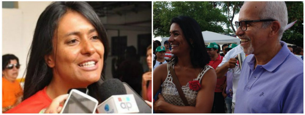 Indicada pelo PT para ser a companheira de chapa de Edvaldo Nogueira (PC do B) na disputa pela prefeitura de Aracaju, Eliane Aquino diz que o apoio do governador Jackson Barreto e do PMDB "foi um caminho bom para todo mundo"; ela define Edvaldo como "um político mais forte, que faz a leitura da população e tem maturidade e está preparado para trazer de volta as ações que Aracaju"; ela se disse pronta para os desafios que terá pela frente como vice; "Não faço política com sangue no olho. Vou ajudar para fazer o melhor por essa terra. Que seja feito o que o povo decidir", afirmou; o nome de Eliane será oficializado no dia 16 de julho no Encontro do PT (Foto: Valter Lima) Indicada pelo PT para ser a companheira de chapa de Edvaldo Nogueira (PC do B) na disputa pela prefeitura de Aracaju, Eliane Aquino diz que o apoio do governador Jackson Barreto e do PMDB "foi um caminho bom para todo mundo"; ela define Edvaldo como "um político mais forte, que faz a leitura da população e tem maturidade e está preparado para trazer de volta as ações que Aracaju"; ela se disse pronta para os desafios que terá pela frente como vice; "Não faço política com sangue no olho. Vou ajudar para fazer o melhor por essa terra. Que seja feito o que o povo decidir", afirmou; o nome de Eliane será oficializado no dia 16 de julho no Encontro do PT