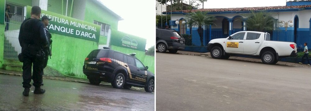 A Polícia Federal (PF) cumpriu em parceria com a Controladoria Geral da União (CGU), mandados de busca e apreensão e de condução coercitiva em Traipu e em mais quatro municípios do estado; chamada de Brotherhood, a operação cumpriu 20 mandados de busca e apreensão em sedes de empresas e prédios públicos municipais, além de 15 mandados de condução coercitiva (Foto: Leonardo Lucena) A Polícia Federal (PF) cumpriu em parceria com a Controladoria Geral da União (CGU), mandados de busca e apreensão e de condução coercitiva em Traipu e em mais quatro municípios do estado; chamada de Brotherhood, a operação cumpriu 20 mandados de busca e apreensão em sedes de empresas e prédios públicos municipais, além de 15 mandados de condução coercitiva