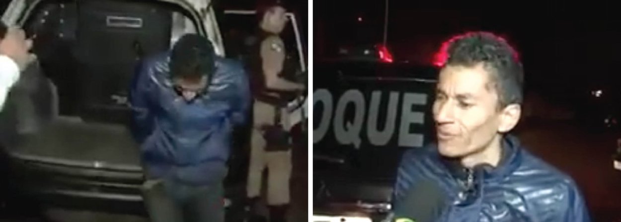 Nesta quarta-feira, 29, um homem identificado como Daniel Ferreira, de 35 anos, tentou apagar a tocha dos jogos olímpicos do Rio de Janeiro com um extintor de incêndio, em protestos contra o golpe; o fato ocorreu na cidade de Cascavel, no Paraná; ele foi preso por ter realizado o ato; "Fiz isso em protesto contra o Temer e o golpe que está acontecendo no Brasil. A presidente não cometeu nenhum crime. Como o Cunha comete tantos crimes e está solto?", questionou (Foto: Valter Lima) Nesta quarta-feira, 29, um homem identificado como Daniel Ferreira, de 35 anos, tentou apagar a tocha dos jogos olímpicos do Rio de Janeiro com um extintor de incêndio, em protestos contra o golpe; o fato ocorreu na cidade de Cascavel, no Paraná; ele foi preso por ter realizado o ato; "Fiz isso em protesto contra o Temer e o golpe que está acontecendo no Brasil. A presidente não cometeu nenhum crime. Como o Cunha comete tantos crimes e está solto?", questionou