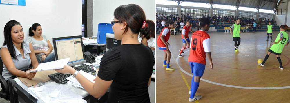 A prefeitura de Camaçari fecha o primeiro semestre de 2016 com a concessão de quase 600 bolsas socioeducacionais; os benefícios são provenientes dos programas Bolsa Universitária, Bolsa Estágio, Bolsa Atleta e Ser + Aprendiz, todos mantidos exclusivamente pelo governo municipal (Foto: Romulo Faro) A prefeitura de Camaçari fecha o primeiro semestre de 2016 com a concessão de quase 600 bolsas socioeducacionais; os benefícios são provenientes dos programas Bolsa Universitária, Bolsa Estágio, Bolsa Atleta e Ser + Aprendiz, todos mantidos exclusivamente pelo governo municipal