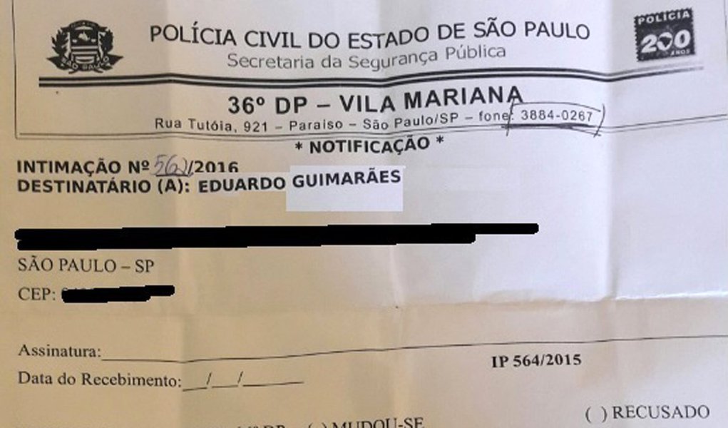 Uma medida bem-sucedida contra um espécime da horda de trolls fascistas que infestam a internet precisa, sim, receber divulgação, de forma a que comecemos a criar uma cultura de não deixar impune esse tipo de crime covarde (Foto: Eduardo Guimarães) Uma medida bem-sucedida contra um espécime da horda de trolls fascistas que infestam a internet precisa, sim, receber divulgação, de forma a que comecemos a criar uma cultura de não deixar impune esse tipo de crime covarde