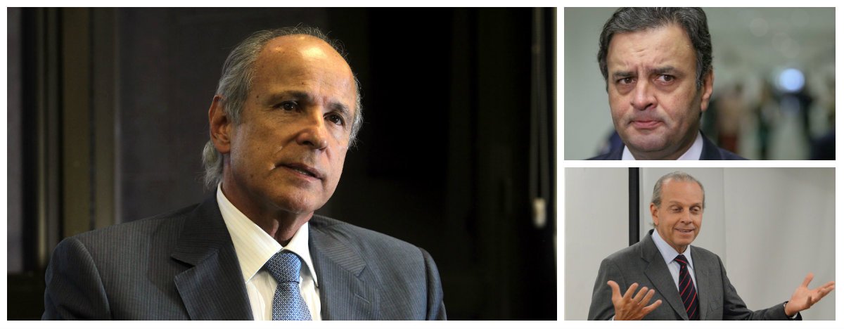 O executivo Otávio Azevedo, ex-presidente da Andrade Gutierrez, confirmou, em depoimento ao Tribunal Superior Eleitoral, ter feito doações ao senador Aécio Neves (PSDB-MG), por meio de Oswaldo Borges da Costa, que era presidente da Codemig, uma estatal de Minas Gerais e tesoureiro informal do tucano; antes desse depoimento, Léo Pinheiro, da OAS, já havia dito que Oswaldo arrecadou propinas de 3% nas obras da Cidade Administrativa de Minas Gerais para Aécio; Oswaldo não era o tesoureiro oficial da campanha tucana em 2014, mas sim um arrecadador informal para Aécio; em nota, PSDB diz não ver irregularidade (Foto: Leonardo Attuch) O executivo Otávio Azevedo, ex-presidente da Andrade Gutierrez, confirmou, em depoimento ao Tribunal Superior Eleitoral, ter feito doações ao senador Aécio Neves (PSDB-MG), por meio de Oswaldo Borges da Costa, que era presidente da Codemig, uma estatal de Minas Gerais e tesoureiro informal do tucano; antes desse depoimento, Léo Pinheiro, da OAS, já havia dito que Oswaldo arrecadou propinas de 3% nas obras da Cidade Administrativa de Minas Gerais para Aécio; Oswaldo não era o tesoureiro oficial da campanha tucana em 2014, mas sim um arrecadador informal para Aécio; em nota, PSDB diz não ver irregularidade