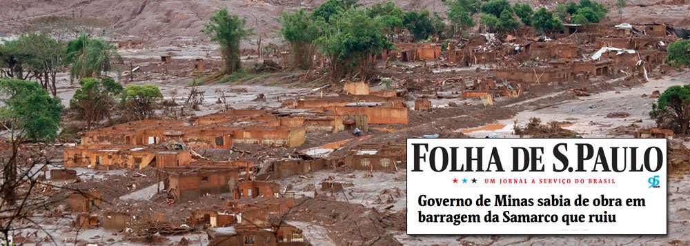 Secretaria de Estado de Meio-Ambiente e Desenvolvimento Sustentável de Minas Gerais afirma em nota que "os órgãos ambientais estaduais não receberam projetos da empresa Samarco relativos à mudança de eixo da estrutura na Barragem de Fundão" e que "a empresa, em nenhum momento, apresentou pedido de autorização de projeto ou comunicado específico acerca da mudança de eixo da referida barragem"; reportagem divulgada nesta terça pela Folha de S. Paulo acusa o governo mineiro de saber da obra na barragem da empresa Samarco que ruiu em novembro de 2015, deixando 19 mortos e impactos ambientais incalculáveis (Foto: Gisele Federicce) Secretaria de Estado de Meio-Ambiente e Desenvolvimento Sustentável de Minas Gerais afirma em nota que "os órgãos ambientais estaduais não receberam projetos da empresa Samarco relativos à mudança de eixo da estrutura na Barragem de Fundão" e que "a empresa, em nenhum momento, apresentou pedido de autorização de projeto ou comunicado específico acerca da mudança de eixo da referida barragem"; reportagem divulgada nesta terça pela Folha de S. Paulo acusa o governo mineiro de saber da obra na barragem da empresa Samarco que ruiu em novembro de 2015, deixando 19 mortos e impactos ambientais incalculáveis
