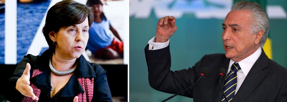 Ex-ministra do Desenvolvimento Social e Combate à Fome no governo Dilma, Tereza Campello, aponta a contradição dos críticos do governo do PT e do Bolsa Família depois que o governo interino de Michel Temer anunciou, nesta quarta-feira 29, um reajuste de 12,5% para o programa a partir de julho; "Diziam que a autorização dada por Dilma era ilegal, que era irresponsabilidade fiscal e era eleitoreira. Agora pode?", questiona Tereza, sobre o aumento de 9% anunciado por Dilma em maio desse ano; para ela, o reajuste anunciado hoje foi um recuo do governo interino, que achou que "iria ficar impune" ao "não conceder o reajuste anunciado pela Presidenta Dilma" (Foto: Gisele Federicce) Ex-ministra do Desenvolvimento Social e Combate à Fome no governo Dilma, Tereza Campello, aponta a contradição dos críticos do governo do PT e do Bolsa Família depois que o governo interino de Michel Temer anunciou, nesta quarta-feira 29, um reajuste de 12,5% para o programa a partir de julho; "Diziam que a autorização dada por Dilma era ilegal, que era irresponsabilidade fiscal e era eleitoreira. Agora pode?", questiona Tereza, sobre o aumento de 9% anunciado por Dilma em maio desse ano; para ela, o reajuste anunciado hoje foi um recuo do governo interino, que achou que "iria ficar impune" ao "não conceder o reajuste anunciado pela Presidenta Dilma"