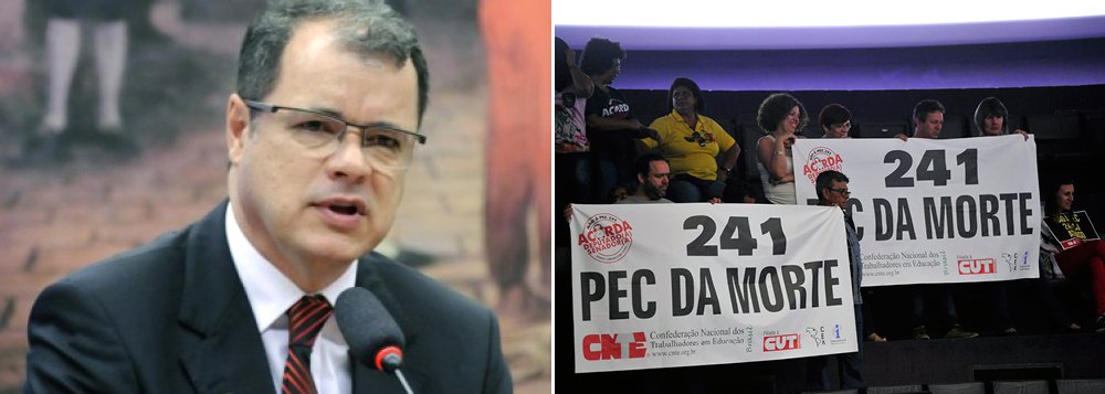 Para a Associação dos Magistrados Brasileiros (AMB), presidida por João Ricardo Costa, a aprovação da Proposta de Emenda à Constituição que congela por 20 anos os gastos públicos do Brasil irá "ferir a autonomia entre os Poderes"; no entendimento da associação, a aprovação da medida é "uma punição à sociedade, quando impõe aos cidadãos um regime fiscal severo com o intuito de pagar uma conta que chegou devido a anos de corrupção" (Foto: Gisele Federicce) Para a Associação dos Magistrados Brasileiros (AMB), presidida por João Ricardo Costa, a aprovação da Proposta de Emenda à Constituição que congela por 20 anos os gastos públicos do Brasil irá "ferir a autonomia entre os Poderes"; no entendimento da associação, a aprovação da medida é "uma punição à sociedade, quando impõe aos cidadãos um regime fiscal severo com o intuito de pagar uma conta que chegou devido a anos de corrupção"