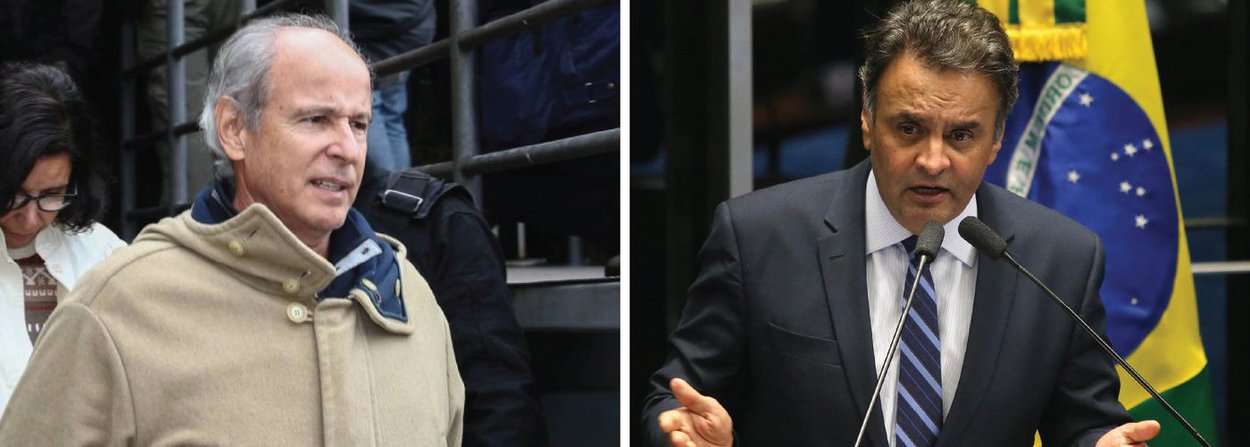 Em um diálogo no Whatsapp com suas filhas, em outubro de 2014, a uma semana do segundo turno da eleição presidencial, o ex-presidente da Andrade Gutierrez e sua família, que apoiaram o senador Aécio Neves (PSDB-MG), sugeriram a compra de votos em favor do tucano; "Mamãe ligou pra Cleide hoje e disse pra ela que vai dar R$ 100 pra ela caso ela consiga 50 votos pro Aécio!!! kkk", afirmou uma das filhas do executivo; a outra filha responde: "eu dou R$ 50.000 pra mamãe se ela conseguir fazer a Raquelzinha filha da Constança votar no Aécio!!!"; alvo da Operação Lava Jato, Azevedo fez acordo de delação premiada e cumpre prisão domiciliar; Aécio, por sua vez, já foi citado por cinco delatores; veja a cópia das mensagens no corpo do texto (Foto: Leonardo Lucena) Em um diálogo no Whatsapp com suas filhas, em outubro de 2014, a uma semana do segundo turno da eleição presidencial, o ex-presidente da Andrade Gutierrez e sua família, que apoiaram o senador Aécio Neves (PSDB-MG), sugeriram a compra de votos em favor do tucano; "Mamãe ligou pra Cleide hoje e disse pra ela que vai dar R$ 100 pra ela caso ela consiga 50 votos pro Aécio!!! kkk", afirmou uma das filhas do executivo; a outra filha responde: "eu dou R$ 50.000 pra mamãe se ela conseguir fazer a Raquelzinha filha da Constança votar no Aécio!!!"; alvo da Operação Lava Jato, Azevedo fez acordo de delação premiada e cumpre prisão domiciliar; Aécio, por sua vez, já foi citado por cinco delatores; veja a cópia das mensagens no corpo do texto
