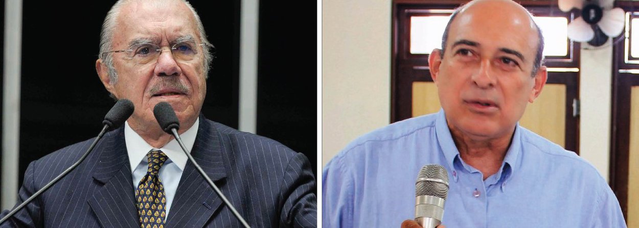 Após pedido de um aliado, o ex-presidente José Sarney (PMDB-AP) prometeu fazer um “aceno” pelo prefeito de Santa Inês (MA), Ribamar Alves (à dir.), que foi preso em flagrante, em janeiro, pelo crime de estupro de uma jovem de 18 anos; Alves ficou quase um mês no Presídio de Pedrinhas (MA); o diálogo foi gravado pelo ex-presidente da Transpetro Sérgio Machado, delator da Lava Jato; no áudio, o ex-deputado Chiquinho Escórcio (PMDB-MA) fala para Sarney: "Ribamar Alves está preso. Mandou (…) lhe procurar"; após o ex-parlamentar perguntar se o ex-presidente conversaria com Franklin Seba, presidente da Câmara Municipal de Santa Inês e aliado do prefeito que tinha sido preso, Sarney responde: "posso fazer aceno… Uma hora que você vier aí, você vem com ele" (Foto: Leonardo Lucena) Após pedido de um aliado, o ex-presidente José Sarney (PMDB-AP) prometeu fazer um “aceno” pelo prefeito de Santa Inês (MA), Ribamar Alves (à dir.), que foi preso em flagrante, em janeiro, pelo crime de estupro de uma jovem de 18 anos; Alves ficou quase um mês no Presídio de Pedrinhas (MA); o diálogo foi gravado pelo ex-presidente da Transpetro Sérgio Machado, delator da Lava Jato; no áudio, o ex-deputado Chiquinho Escórcio (PMDB-MA) fala para Sarney: "Ribamar Alves está preso. Mandou (…) lhe procurar"; após o ex-parlamentar perguntar se o ex-presidente conversaria com Franklin Seba, presidente da Câmara Municipal de Santa Inês e aliado do prefeito que tinha sido preso, Sarney responde: "posso fazer aceno… Uma hora que você vier aí, você vem com ele"