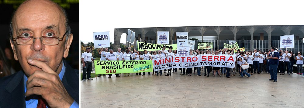Em greve pela 1ª vez na história, servidores protestam no
