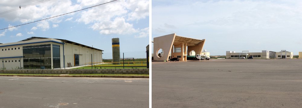 A Zona de Processamento de Exportação do Estado do Piauí, a ZPE Parnaíba, já pode ser considerada uma realidade, pois, pelo menos duas indústrias aceleram o processo de implantação com previsão de iniciarem as exportações ainda este ano; o projeto de implantação da zona encontra-se na fase das obras complementares, que representa a parte final de execução de um orçamento de mais de R$ 40 milhões, aplicados pelo governo estado; as obras e serviços desta última etapa são as necessárias para o alfandegamento, pela Receita Federal do Brasil, desse primeiro módulo de implantação que prevê a instalação de 10 indústrias exportadoras (Foto: Leonardo Lucena) A Zona de Processamento de Exportação do Estado do Piauí, a ZPE Parnaíba, já pode ser considerada uma realidade, pois, pelo menos duas indústrias aceleram o processo de implantação com previsão de iniciarem as exportações ainda este ano; o projeto de implantação da zona encontra-se na fase das obras complementares, que representa a parte final de execução de um orçamento de mais de R$ 40 milhões, aplicados pelo governo estado; as obras e serviços desta última etapa são as necessárias para o alfandegamento, pela Receita Federal do Brasil, desse primeiro módulo de implantação que prevê a instalação de 10 indústrias exportadoras