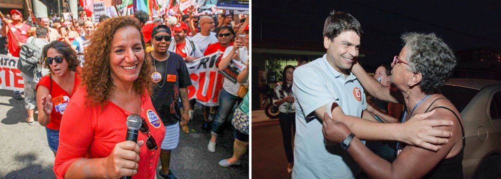 Candidata do PCdoB, Jandira Feghali sobe dois pontos em relação à última pesquisa, batendo 8%, e consolidando seu nome para a disputa no segundo turno; o candidato Marcelo Crivella (PRB) mantém o favoritismo com 31% das intenções de votos; Marcelo Freixo, do PSOL, cai três pontos, para 9%; Flávio Bolsonaro, também em queda, empata com Jandira, saindo de 11% para 8%; já Pedro Paulo (PMDB), candidato do prefeito Eduardo Paes, sobe três pontos e registra 9%, empatado com Jandira (Foto: Gisele Federicce) Candidata do PCdoB, Jandira Feghali sobe dois pontos em relação à última pesquisa, batendo 8%, e consolidando seu nome para a disputa no segundo turno; o candidato Marcelo Crivella (PRB) mantém o favoritismo com 31% das intenções de votos; Marcelo Freixo, do PSOL, cai três pontos, para 9%; Flávio Bolsonaro, também em queda, empata com Jandira, saindo de 11% para 8%; já Pedro Paulo (PMDB), candidato do prefeito Eduardo Paes, sobe três pontos e registra 9%, empatado com Jandira