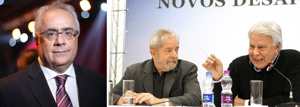 "Lula, prepare-se que eles vão querer te processar, cassar ou prender. Se não conseguirem, vão tentar te matar", disse, no passado, o ex-premiê Felipe Gonzalez a Lula; segundo o jornalista Luis Nassif, que considera frágil a denúncia contra o ex-presidente, ele agora deveria seguir os conselhos de Gonzalez e cuidar mais da própria segurança (Foto: Leonardo Attuch) "Lula, prepare-se que eles vão querer te processar, cassar ou prender. Se não conseguirem, vão tentar te matar", disse, no passado, o ex-premiê Felipe Gonzalez a Lula; segundo o jornalista Luis Nassif, que considera frágil a denúncia contra o ex-presidente, ele agora deveria seguir os conselhos de Gonzalez e cuidar mais da própria segurança
