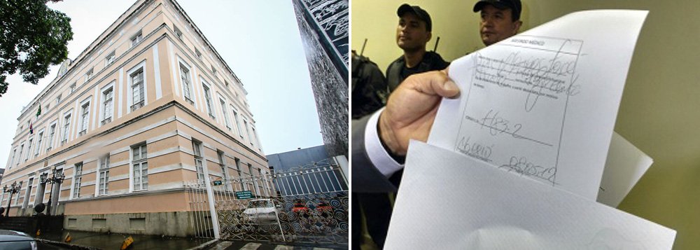 Os deputados estaduais alagoanos reagiram contra à operação policial realizada nesta quarta-feira (15) com o objetivo de apreender um atestado médico apresentado pelo deputado Marquinhos Madeira (PMDB) há quatro anos; vice-presidente da Assembleia e líder do governo, deputado Ronaldo Medeiros (PMDB) disse que bastava apenas que houvesse uma solicitação à Mesa Diretora para que o documento em questão fosse enviado à autoridade que solicitou via Poder Judiciário e se tivesse havido a solicitação não precisava de ''todo esse carnaval e demonstração de arrogância" (Foto: Voney Malta) Os deputados estaduais alagoanos reagiram contra à operação policial realizada nesta quarta-feira (15) com o objetivo de apreender um atestado médico apresentado pelo deputado Marquinhos Madeira (PMDB) há quatro anos; vice-presidente da Assembleia e líder do governo, deputado Ronaldo Medeiros (PMDB) disse que bastava apenas que houvesse uma solicitação à Mesa Diretora para que o documento em questão fosse enviado à autoridade que solicitou via Poder Judiciário e se tivesse havido a solicitação não precisava de ''todo esse carnaval e demonstração de arrogância"