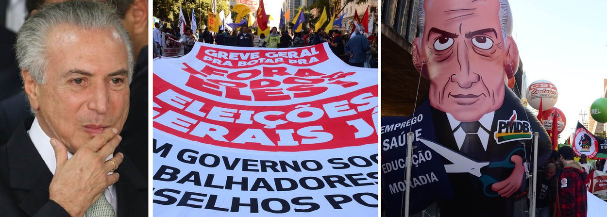 Levantamento do Instituto Paraná Pesquisas foi o segundo nesta terça-feira 26 a desmentir os dados divulgados pela Folha de S. Paulo há pouco mais de uma semana, quando o jornal afirmou que 50% da população brasileira prefere a permanência de Michel Temer no poder e que apenas 3% querem novas eleições; de acordo com a amostra de hoje, 67% são favoráveis a uma nova eleição para presidente da República ainda neste ano, contra apenas 29,8% que são contra; mais cedo, o instituto Ipsos apontou que o presidente interino é rejeitado por 68% dos brasileiros e que 52% defendem a tese das novas eleições (Foto: Gisele Federicce) Levantamento do Instituto Paraná Pesquisas foi o segundo nesta terça-feira 26 a desmentir os dados divulgados pela Folha de S. Paulo há pouco mais de uma semana, quando o jornal afirmou que 50% da população brasileira prefere a permanência de Michel Temer no poder e que apenas 3% querem novas eleições; de acordo com a amostra de hoje, 67% são favoráveis a uma nova eleição para presidente da República ainda neste ano, contra apenas 29,8% que são contra; mais cedo, o instituto Ipsos apontou que o presidente interino é rejeitado por 68% dos brasileiros e que 52% defendem a tese das novas eleições