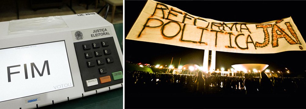 "A direita ideológica (DEM e setores do PSDB) está alinhando propostas para reforma política que, ironicamente, coincidem com proposições de esquerda. A motivação das forças reacionárias é simples: derrubado o governo Dilma e aparentemente derrotado o protagonismo petista, a hora é de fortalecer os partidos ideológicos da direita, esvaziando o centro fisiológico e construindo uma nova hegemonia oligárquico-burguesa no país", escreve Breno Altman; o jornalista propõe a "a federação de partidos" como solução contra medidas que devem prejudicar pequenas legendas, como PSOL e PCdoB; "Várias agremiações poderiam se aglutinar sob uma mesma legenda frentista, disputando votos e atuando no parlamento como bloco unificado", afirma; segundo ele, "esse será um debate fundamental nos próximos meses" (Foto: Breno Altman) "A direita ideológica (DEM e setores do PSDB) está alinhando propostas para reforma política que, ironicamente, coincidem com proposições de esquerda. A motivação das forças reacionárias é simples: derrubado o governo Dilma e aparentemente derrotado o protagonismo petista, a hora é de fortalecer os partidos ideológicos da direita, esvaziando o centro fisiológico e construindo uma nova hegemonia oligárquico-burguesa no país", escreve Breno Altman; o jornalista propõe a "a federação de partidos" como solução contra medidas que devem prejudicar pequenas legendas, como PSOL e PCdoB; "Várias agremiações poderiam se aglutinar sob uma mesma legenda frentista, disputando votos e atuando no parlamento como bloco unificado", afirma; segundo ele, "esse será um debate fundamental nos próximos meses"