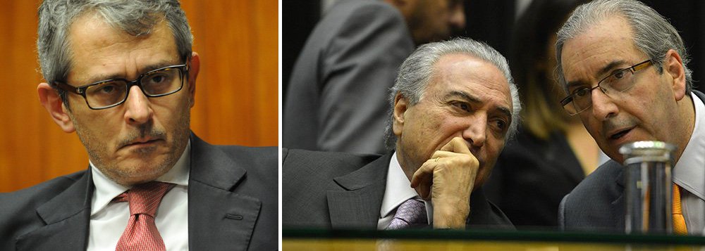 Jornal de Otavio Frias questiona encontro entre Michel Temer e o presidente afastado da Câmara dos Deputados, Eduardo Cunha (PMDB-RJ): “A carga de suspeitas, acusações e processos a pesar sobre o parlamentar peemedebista transformou-o, justificadamente, no exemplo por excelência do que há de mais condenável nas práticas políticas brasileiras –e apenas isso já bastaria para que dele Temer mantivesse segura distância”; “A lamentar, entretanto, que as prioridades republicanas se curvem ao hábito da penumbra, do conchavo, do que mal se confessa”, diz (Foto: Roberta Namour) Jornal de Otavio Frias questiona encontro entre Michel Temer e o presidente afastado da Câmara dos Deputados, Eduardo Cunha (PMDB-RJ): “A carga de suspeitas, acusações e processos a pesar sobre o parlamentar peemedebista transformou-o, justificadamente, no exemplo por excelência do que há de mais condenável nas práticas políticas brasileiras –e apenas isso já bastaria para que dele Temer mantivesse segura distância”; “A lamentar, entretanto, que as prioridades republicanas se curvem ao hábito da penumbra, do conchavo, do que mal se confessa”, diz