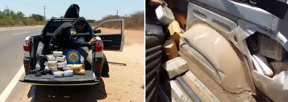 A Polícia Rodoviária Federal (PRF) apreendeu mais de R$ 1 milhão no fundo falso de um veículo no município de Parnaíba, Litoral do Piauí; de acordo com a PRF, o homem já tem passagem pela polícia e teria recebido dinheiro para levar o carro da cidade de Fortaleza, no Ceará, para a cidade de Santa Inês, no Maranhão; "Como ele já tem passagem por roubo acreditamos que o dinheiro pode ser de tráfico de drogas ou de assalto a banco. Ele não explicou a origem exata do dinheiro", disse o inspetor Fabrício Loiola (Foto: Leonardo Lucena) A Polícia Rodoviária Federal (PRF) apreendeu mais de R$ 1 milhão no fundo falso de um veículo no município de Parnaíba, Litoral do Piauí; de acordo com a PRF, o homem já tem passagem pela polícia e teria recebido dinheiro para levar o carro da cidade de Fortaleza, no Ceará, para a cidade de Santa Inês, no Maranhão; "Como ele já tem passagem por roubo acreditamos que o dinheiro pode ser de tráfico de drogas ou de assalto a banco. Ele não explicou a origem exata do dinheiro", disse o inspetor Fabrício Loiola