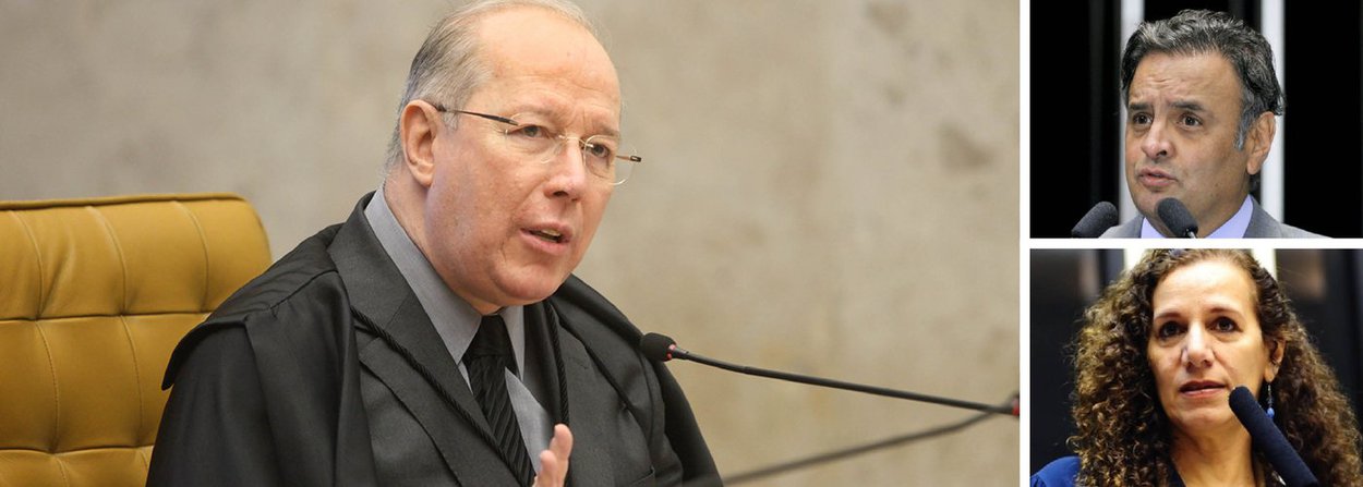 O ministro do Supremo Tribunal Federal Celso de Mello arquivou nesta segunda (20) uma queixa-crime apresentada pelo senador Aécio Neves (PSDB-MG) contra a deputada federal Jandira Feghali (PCdoB-RJ) por crime contra a honra; no dia de 19 de maio do ano passado, a parlamentar escreveu: “Aécio, o Brasil precisa saber de um helicóptero repleto de drogas”; ao analisar o caso, o ministro entendeu que Jandira está coberta pela regra constitucional que garante à parlamentar imunidade criminal em relação às suas declarações; na ação, a defesa do tucano alegou que a deputada se baseou em inverdades divulgadas na internet para difamá-lo e tentar ligá-lo ao episódio
(Foto: Valter Lima) O ministro do Supremo Tribunal Federal Celso de Mello arquivou nesta segunda (20) uma queixa-crime apresentada pelo senador Aécio Neves (PSDB-MG) contra a deputada federal Jandira Feghali (PCdoB-RJ) por crime contra a honra; no dia de 19 de maio do ano passado, a parlamentar escreveu: “Aécio, o Brasil precisa saber de um helicóptero repleto de drogas”; ao analisar o caso, o ministro entendeu que Jandira está coberta pela regra constitucional que garante à parlamentar imunidade criminal em relação às suas declarações; na ação, a defesa do tucano alegou que a deputada se baseou em inverdades divulgadas na internet para difamá-lo e tentar ligá-lo ao episódio