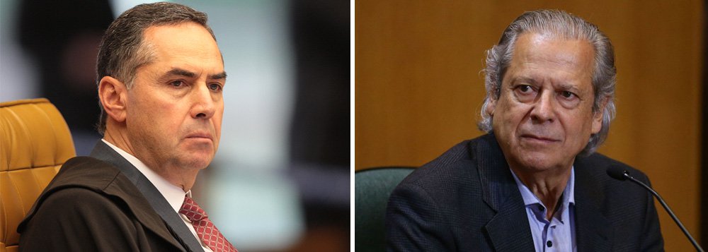 Ministro Luís Roberto Barroso decidiu conceder indulto ao ex-ministro José Dirceu, que acabou por extinguir a pena imposta a ele no processo da Ação Penal 470, o chamado 'mensalão'; agora Dirceu ficará livre da pena do 'mensalão', mas continuará preso para cumprir sua pena na Lava Jato, pela qual foi condenado a 23 anos e três meses de prisão (Foto: Gisele Federicce) Ministro Luís Roberto Barroso decidiu conceder indulto ao ex-ministro José Dirceu, que acabou por extinguir a pena imposta a ele no processo da Ação Penal 470, o chamado 'mensalão'; agora Dirceu ficará livre da pena do 'mensalão', mas continuará preso para cumprir sua pena na Lava Jato, pela qual foi condenado a 23 anos e três meses de prisão