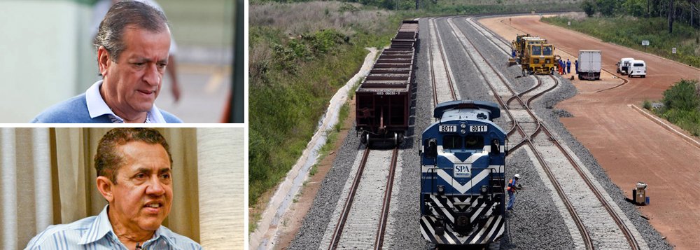 Segundo o ex-presidente da área de Construção da Andrade Gutierrez, Rogério Nora de Sá, cerca de 5% do valor dos contratos das obras da ferrovia Norte-Sul e a Interligação Leste-Oeste eram pagos em propinas ao ex-presidente da Valec, João Francisco das Neves, conhecido como Juquinha, ao PR e ao ex-deputado Valdemar Costa Neto; PR ainda comanda o Ministério dos Transportes no governo, com Mauricio Quintella (Foto: Aquiles Lins) Segundo o ex-presidente da área de Construção da Andrade Gutierrez, Rogério Nora de Sá, cerca de 5% do valor dos contratos das obras da ferrovia Norte-Sul e a Interligação Leste-Oeste eram pagos em propinas ao ex-presidente da Valec, João Francisco das Neves, conhecido como Juquinha, ao PR e ao ex-deputado Valdemar Costa Neto; PR ainda comanda o Ministério dos Transportes no governo, com Mauricio Quintella