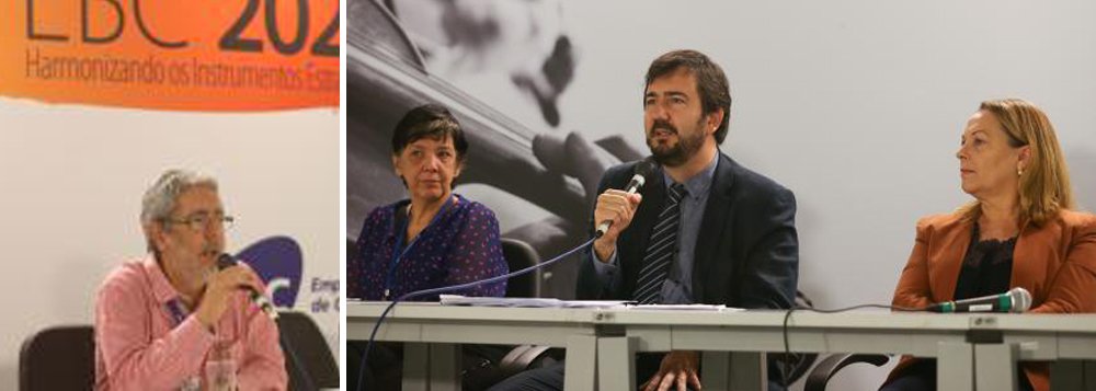 A Universidade de Brasília (UnB) e a Universidade do Minho (UMinho), de Portugal, realizaram na sede da Empresa Brasil de Comunicação (EBC), o seminário O futuro da comunicação pública; durante o evento, foram apresentados os resultados das pesquisas relacionadas ao projeto "Políticas de comunicação, radiodifusão pública e cidadania subsídios para o desenvolvimento sócio-cultural em Portugal e no Brasil" e debatidas as perspectivas futuras para o serviço público de comunicação nos dois países; o seminário tem o apoio do Conselho Curador da EBC (Foto: Leonardo Lucena) A Universidade de Brasília (UnB) e a Universidade do Minho (UMinho), de Portugal, realizaram na sede da Empresa Brasil de Comunicação (EBC), o seminário O futuro da comunicação pública; durante o evento, foram apresentados os resultados das pesquisas relacionadas ao projeto "Políticas de comunicação, radiodifusão pública e cidadania subsídios para o desenvolvimento sócio-cultural em Portugal e no Brasil" e debatidas as perspectivas futuras para o serviço público de comunicação nos dois países; o seminário tem o apoio do Conselho Curador da EBC