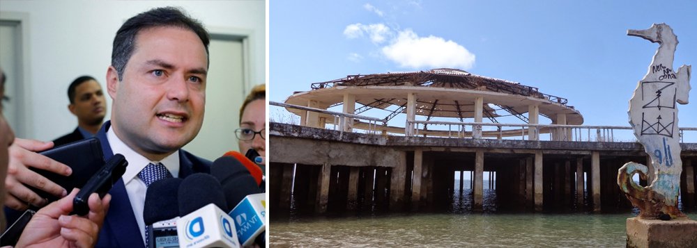 O governador Renan Filho (PMDB) anunciou que o antigo Alagoas Iate Clube, na orla de Ponta Verde, será transformado em um complexo turístico e que as obras deverão estar prontas até o fim de 2017; a garantia da construção foi dada pelo novo ministro do Turismo, Marx Beltrão (PMDB), que prometeu ao governador viabilizar recursos da União (Foto: Voney Malta) O governador Renan Filho (PMDB) anunciou que o antigo Alagoas Iate Clube, na orla de Ponta Verde, será transformado em um complexo turístico e que as obras deverão estar prontas até o fim de 2017; a garantia da construção foi dada pelo novo ministro do Turismo, Marx Beltrão (PMDB), que prometeu ao governador viabilizar recursos da União