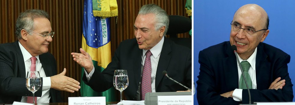 Presidente do Senado, Renan Calheiros (PMDB-AL), voltou a operar alinhado com o governo do presidente interino Michel Temer; segundo a colunista Mônica Bergamo, ele convidou senadores para um jantar em sua residência com o ministro da Fazenda, Henrique Meirelles, na próxima semana; articulação já conta com baixas no PMDB: "Dispenso comida indigesta. Esse cardápio, de entrega da soberania nacional, tendo os direitos sociais dos trabalhadores como sobremesa, não me apetece", diz o senador Roberto Requião (PMDB-PR) (Foto: Roberta Namour) Presidente do Senado, Renan Calheiros (PMDB-AL), voltou a operar alinhado com o governo do presidente interino Michel Temer; segundo a colunista Mônica Bergamo, ele convidou senadores para um jantar em sua residência com o ministro da Fazenda, Henrique Meirelles, na próxima semana; articulação já conta com baixas no PMDB: "Dispenso comida indigesta. Esse cardápio, de entrega da soberania nacional, tendo os direitos sociais dos trabalhadores como sobremesa, não me apetece", diz o senador Roberto Requião (PMDB-PR)