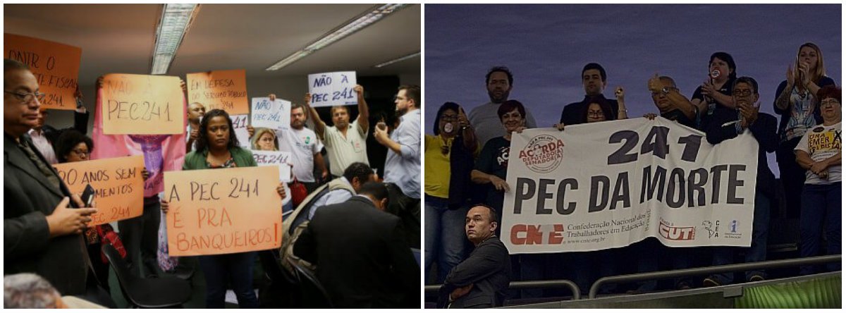 Texto assinado por Fabio de Sá e Silva e publicado nesta quinta-feira 13 pelo site The Intercept, do jornalista norte-americano Glenn Greenwald, aponta que, "por um lado, a PEC 241 'materializa' expectativas (no caso, de pagamento de dívida), engessando a ação do Estado por uma geração inteira. Por outro, por suas características estruturais e razões conjunturais, engessa a ação do Estado não para promover mais igualdade, mas sim para cristalizar e ampliar desigualdades" (Foto: Gisele Federicce) Texto assinado por Fabio de Sá e Silva e publicado nesta quinta-feira 13 pelo site The Intercept, do jornalista norte-americano Glenn Greenwald, aponta que, "por um lado, a PEC 241 'materializa' expectativas (no caso, de pagamento de dívida), engessando a ação do Estado por uma geração inteira. Por outro, por suas características estruturais e razões conjunturais, engessa a ação do Estado não para promover mais igualdade, mas sim para cristalizar e ampliar desigualdades"
