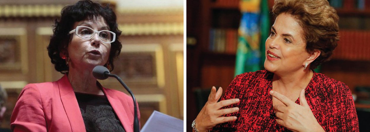 "A interrupção de um governo soberano é um atentado à democracia e ela nos interpela. A presidente Dilma Rousseff foi destituída injustamente. O modo utilizado chocou-me profundamente. Daí, eu reafirmo que se trata de um golpe institucional", declarou Laurence Cohen à jornalista Marilza de Melo Foucher; para a senadora francesa, "com o passar do tempo, vimos que todas as acusações feitas contra Dilma não têm embasamento jurídico, trata-se de um complô, uma combinação entre os corruptos"; ela também chama o governo interino de "ilegítimo" e diz que ele "não representa a diversidade do povo brasileiro" (Foto: Gisele Federicce) "A interrupção de um governo soberano é um atentado à democracia e ela nos interpela. A presidente Dilma Rousseff foi destituída injustamente. O modo utilizado chocou-me profundamente. Daí, eu reafirmo que se trata de um golpe institucional", declarou Laurence Cohen à jornalista Marilza de Melo Foucher; para a senadora francesa, "com o passar do tempo, vimos que todas as acusações feitas contra Dilma não têm embasamento jurídico, trata-se de um complô, uma combinação entre os corruptos"; ela também chama o governo interino de "ilegítimo" e diz que ele "não representa a diversidade do povo brasileiro"