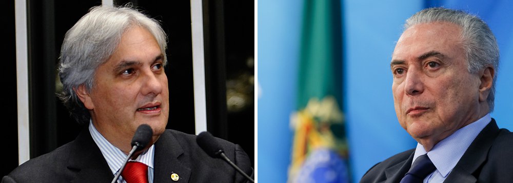 O ex-senador Delcídio Amaral depôs ontem na ação movida pelo PSDB, que pede a cassação da chapa Dilma-Temer no Tribunal Superior Eleitoral; segundo ele, a campanha vitoriosa obteve propina nas obras da usina de Belo Monte, no Pará; Delcídio afirmou ser improvável que a presidente afastada Dilma Rousseff não soubesse disso, mas também afirmou que a maior parte dos recursos foi para o PMDB, presidido à época por Michel Temer; ação no TSE é uma espada sobre a cabeça de Temer, uma vez que Dilma já foi afastada e é ele quem também pode cair, caso não implemente o programa ultraliberal que vem sendo exigido pelos tucanos (Foto: Leonardo Attuch) O ex-senador Delcídio Amaral depôs ontem na ação movida pelo PSDB, que pede a cassação da chapa Dilma-Temer no Tribunal Superior Eleitoral; segundo ele, a campanha vitoriosa obteve propina nas obras da usina de Belo Monte, no Pará; Delcídio afirmou ser improvável que a presidente afastada Dilma Rousseff não soubesse disso, mas também afirmou que a maior parte dos recursos foi para o PMDB, presidido à época por Michel Temer; ação no TSE é uma espada sobre a cabeça de Temer, uma vez que Dilma já foi afastada e é ele quem também pode cair, caso não implemente o programa ultraliberal que vem sendo exigido pelos tucanos