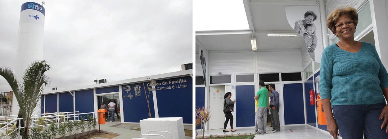 A Prefeitura da capital entregou aos moradores de Brás de Pina a Clínica da Família Nilda Campos de Lima, que beneficiará 30 mil moradores do Conjunto Quitungo, na Zona Norte; com investimento de R$ 5,2 milhões, esta é a 94ª Clínica da Família da cidade, que conta com dez equipes do programa de Saúde da Família e quatro do programa de Saúde Bucal; segundo a prefeitura, com a implantação das clínicas, o Rio saiu de 3,5% de cobertura de saúde e se tornou nos últimos anos a capital responsável por mais da metade de todas as equipes de Estratégia de Saúde da Família criada no País; atualmente, 55% dos cariocas têm cobertura de saúde integral; o executivo informou que pretende ampliar esse valor para 70% até o fim deste ano de 2016 (Foto: Leonardo Lucena) A Prefeitura da capital entregou aos moradores de Brás de Pina a Clínica da Família Nilda Campos de Lima, que beneficiará 30 mil moradores do Conjunto Quitungo, na Zona Norte; com investimento de R$ 5,2 milhões, esta é a 94ª Clínica da Família da cidade, que conta com dez equipes do programa de Saúde da Família e quatro do programa de Saúde Bucal; segundo a prefeitura, com a implantação das clínicas, o Rio saiu de 3,5% de cobertura de saúde e se tornou nos últimos anos a capital responsável por mais da metade de todas as equipes de Estratégia de Saúde da Família criada no País; atualmente, 55% dos cariocas têm cobertura de saúde integral; o executivo informou que pretende ampliar esse valor para 70% até o fim deste ano de 2016