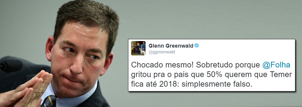 Jornalista que chamou de "fraude jornalística" a reportagem da Folha de S. Paulo que divulgou a pesquisa Datafolha no fim de semana afirma que a resposta do veículo sobre as perguntas geradas em relação ao levantamento, divulgada na noite desta quarta, é "inadequada e enganadora, e não aborda pontos-chave"; ele diz ainda ser "simplesmente falso" que 50% da população brasileira apoie a permanência de Michel Temer no poder (Foto: Gisele Federicce) Jornalista que chamou de "fraude jornalística" a reportagem da Folha de S. Paulo que divulgou a pesquisa Datafolha no fim de semana afirma que a resposta do veículo sobre as perguntas geradas em relação ao levantamento, divulgada na noite desta quarta, é "inadequada e enganadora, e não aborda pontos-chave"; ele diz ainda ser "simplesmente falso" que 50% da população brasileira apoie a permanência de Michel Temer no poder