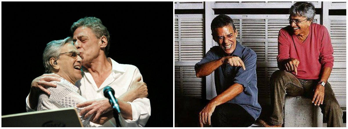 O cantor e compositor Caetano Veloso parabenizou um dos principais ícones da MPB: Chico Buarque, que chega aos 72 anos; em um belo texto divulgado no Facebook, Caetano afirma que "o Brasil é capaz de produzir um Chico Buarque: todas as nossas fantasias de autodesqualificação se anulam. Seu talento, seu rigor, sua elegância, sua discrição são tesouro nosso"; "Tudo o que representou reviravolta para nossa geração foi captado por Chico e transformado em coloquialismo sem esforço", diz; "Chico está em tudo. Tudo está na dicção límpida de Chico. Quando o mundo se apaixonar totalmente pelo que ele faz, terá finalmente visto o Brasil" (Foto: Leonardo Lucena) O cantor e compositor Caetano Veloso parabenizou um dos principais ícones da MPB: Chico Buarque, que chega aos 72 anos; em um belo texto divulgado no Facebook, Caetano afirma que "o Brasil é capaz de produzir um Chico Buarque: todas as nossas fantasias de autodesqualificação se anulam. Seu talento, seu rigor, sua elegância, sua discrição são tesouro nosso"; "Tudo o que representou reviravolta para nossa geração foi captado por Chico e transformado em coloquialismo sem esforço", diz; "Chico está em tudo. Tudo está na dicção límpida de Chico. Quando o mundo se apaixonar totalmente pelo que ele faz, terá finalmente visto o Brasil"