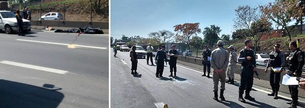 Dois policiais militares reformados foram mortos a tiros na Rodovia Presidente Dutra (BR-116), na altura de Nova Iguaçu, Baixada Fluminense; a Delegacia de Homicídios da Baixada Fluminense (DHBF) acredita que eles sofreram uma tentativa de assalto, reagiram e foram baleados (Foto: Leonardo Lucena) Dois policiais militares reformados foram mortos a tiros na Rodovia Presidente Dutra (BR-116), na altura de Nova Iguaçu, Baixada Fluminense; a Delegacia de Homicídios da Baixada Fluminense (DHBF) acredita que eles sofreram uma tentativa de assalto, reagiram e foram baleados