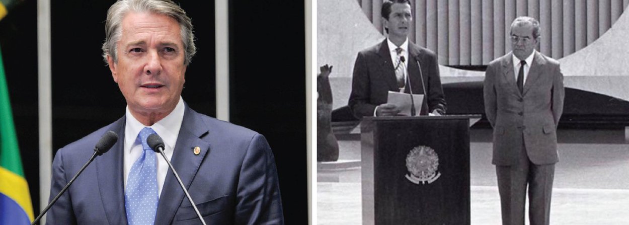 Durante sessão solene do Congresso Nacional em homenagem à memória do ex-ministro Jarbas Passarinho, o senador Fernando Collor (PTC-AL) fez um discurso onde recordou a passagem de Passarinho pelo ministério da Justiça durante o seu governo; Para Collor, falar sobre Jarbas Passarinho é missão ao mesmo tempo complexa e instigante; segundo ele, a grandeza de sua vida e o relevo do legado do ex-ministro desautorizam qualquer delimitação à mera biografia política ou à obra bibliográfica de um raro homem público (Foto: Voney Malta) Durante sessão solene do Congresso Nacional em homenagem à memória do ex-ministro Jarbas Passarinho, o senador Fernando Collor (PTC-AL) fez um discurso onde recordou a passagem de Passarinho pelo ministério da Justiça durante o seu governo; Para Collor, falar sobre Jarbas Passarinho é missão ao mesmo tempo complexa e instigante; segundo ele, a grandeza de sua vida e o relevo do legado do ex-ministro desautorizam qualquer delimitação à mera biografia política ou à obra bibliográfica de um raro homem público