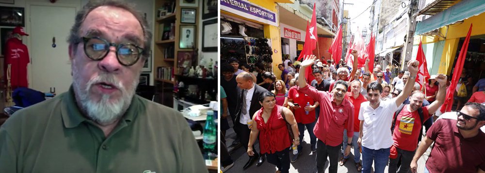 Escritor e jornalista gravou um vídeo declarando apoio ao candidato do PT à Prefeitura do Recife, João Paulo; Fernando Morais afirma que João Paulo tem experiência vinda de dois mandatos bem sucedidos no cargo de prefeito da capital pernambucana, de onde saiu "com mais de 80% de aprovação"; "Foi uma gestão histórica que cuidou das pessoas e priorizou os mais pobres", afirma; segundo Morais, a eleição de João Paulo "também representa uma ato de resistência ao golpe" (Foto: Paulo Emílio) Escritor e jornalista gravou um vídeo declarando apoio ao candidato do PT à Prefeitura do Recife, João Paulo; Fernando Morais afirma que João Paulo tem experiência vinda de dois mandatos bem sucedidos no cargo de prefeito da capital pernambucana, de onde saiu "com mais de 80% de aprovação"; "Foi uma gestão histórica que cuidou das pessoas e priorizou os mais pobres", afirma; segundo Morais, a eleição de João Paulo "também representa uma ato de resistência ao golpe"