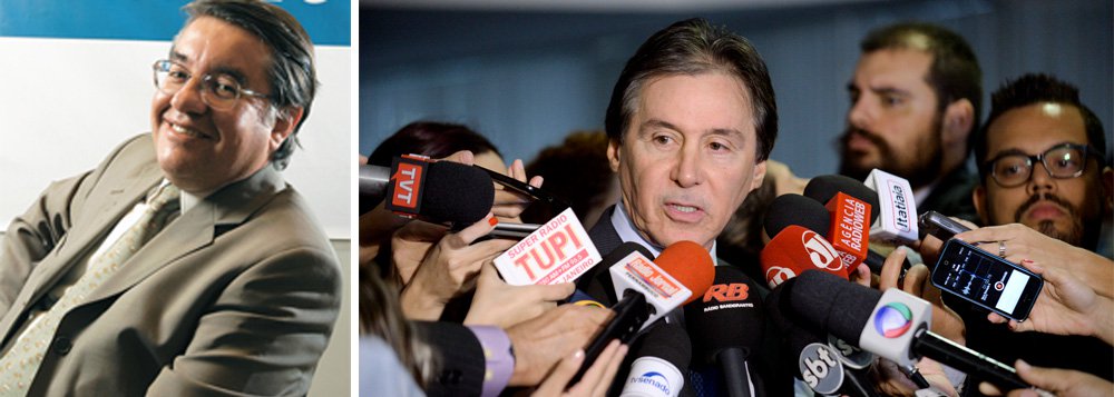 No acordo de delação premiada firmado com o Ministério Público, o ex-diretor da Hypermarcas, Nelson Mello, afirmou que pagou R$ 5 milhões em caixa dois para a campanha do senador Eunício Oliveira (PMDB-CE) ao governo do Ceará em 2014; pagamento teria ocorrido por meio de contratos fictícios de prestação de serviços, e feito a pedido do lobista Milton Lyra, ligado à cúpula do PMDB no Senado e que alvo de buscas determinadas pelo Supremo Tribunal Federal nesta sexta-feira, 1º (Foto: Aquiles Lins) No acordo de delação premiada firmado com o Ministério Público, o ex-diretor da Hypermarcas, Nelson Mello, afirmou que pagou R$ 5 milhões em caixa dois para a campanha do senador Eunício Oliveira (PMDB-CE) ao governo do Ceará em 2014; pagamento teria ocorrido por meio de contratos fictícios de prestação de serviços, e feito a pedido do lobista Milton Lyra, ligado à cúpula do PMDB no Senado e que alvo de buscas determinadas pelo Supremo Tribunal Federal nesta sexta-feira, 1º
