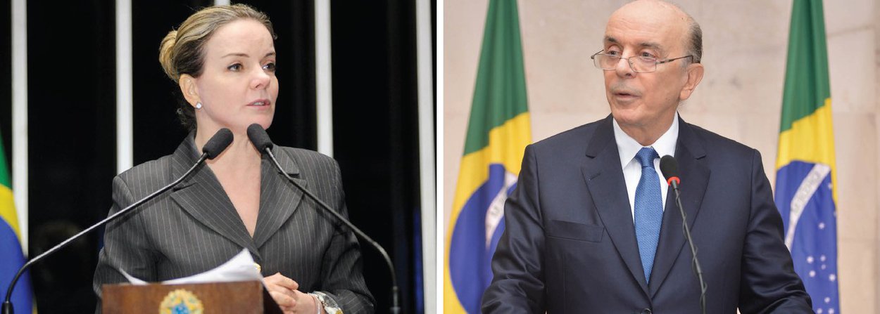 Senadora criticou nas redes sociais a declaração feita no México em tom de brincadeira pelo chanceler interino, José Serra, de que a participação feminina na política daquele país representa um "perigo"; "Aff, do século retrasado! Bem a cara deste governo machista. Não se emendam?!", rebateu Gleisi Hoffmann (PT-PR) (Foto: Gisele Federicce) Senadora criticou nas redes sociais a declaração feita no México em tom de brincadeira pelo chanceler interino, José Serra, de que a participação feminina na política daquele país representa um "perigo"; "Aff, do século retrasado! Bem a cara deste governo machista. Não se emendam?!", rebateu Gleisi Hoffmann (PT-PR)