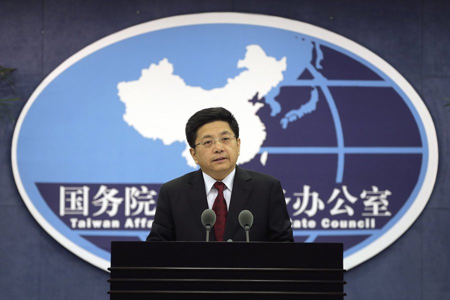O porta-voz do Departamento dos Assuntos de Taiwan do Conselho de Estado da China, Ma Xiaoguang, reiterou nesta quarta-feira (27) a firme oposição à "independência de Taiwan", destacando a necessidade de salvaguardar a soberania nacional e a integridade territorial (Foto: Reinaldo) O porta-voz do Departamento dos Assuntos de Taiwan do Conselho de Estado da China, Ma Xiaoguang, reiterou nesta quarta-feira (27) a firme oposição à "independência de Taiwan", destacando a necessidade de salvaguardar a soberania nacional e a integridade territorial