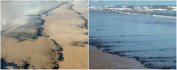 A Orla da Atalaia, em Aracaju foi tomada por uma mancha de óleo na manhã desta sexta (27); segundo informações da Administração Estadual do Meio Ambiente (Adema), a área atingida corresponde a 4,5 quilômetros de praias, com início no farol da Coroa do Meio até a praia do Banho Doce; a recomendação é não fazer uso do mar nesses locais; a Petrobras informou que foi constatada a presença da mancha, mas que não se verificou incidente nas plataformas de petróleo (Foto: Valter Lima) A Orla da Atalaia, em Aracaju foi tomada por uma mancha de óleo na manhã desta sexta (27); segundo informações da Administração Estadual do Meio Ambiente (Adema), a área atingida corresponde a 4,5 quilômetros de praias, com início no farol da Coroa do Meio até a praia do Banho Doce; a recomendação é não fazer uso do mar nesses locais; a Petrobras informou que foi constatada a presença da mancha, mas que não se verificou incidente nas plataformas de petróleo