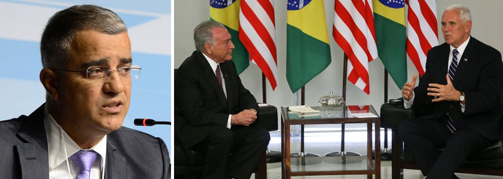 O jornalista Kennedy Alencar ressalta que o saldo do "encontro entre o presidente Michel Temer e o vice-presidente dos Estados Unidos, Mike Pence, foi negativo para o Brasil", o que, segundo ele, "reflete a perda do prestígio internacional do Brasil após o governo Lula, época em que o Brasil tinha maior projeção geopolítica"; "No mandato de Temer, o país perdeu respeitabilidade internacional", afirma (Foto: Paulo Emílio) O jornalista Kennedy Alencar ressalta que o saldo do "encontro entre o presidente Michel Temer e o vice-presidente dos Estados Unidos, Mike Pence, foi negativo para o Brasil", o que, segundo ele, "reflete a perda do prestígio internacional do Brasil após o governo Lula, época em que o Brasil tinha maior projeção geopolítica"; "No mandato de Temer, o país perdeu respeitabilidade internacional", afirma