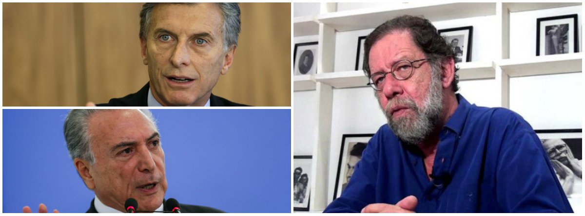 O desmantelamento do estado argentino, "é muito parecido – tirando, evidentemente, uma desvalorização tão atroz e uma inflação tão feroz – com o que acontece com Michel Temer e sua quadrilha no Brasil", diz o escritor Eric Nepomuceno no site Nocaute (Foto: Leonardo Lucena) O desmantelamento do estado argentino, "é muito parecido – tirando, evidentemente, uma desvalorização tão atroz e uma inflação tão feroz – com o que acontece com Michel Temer e sua quadrilha no Brasil", diz o escritor Eric Nepomuceno no site Nocaute