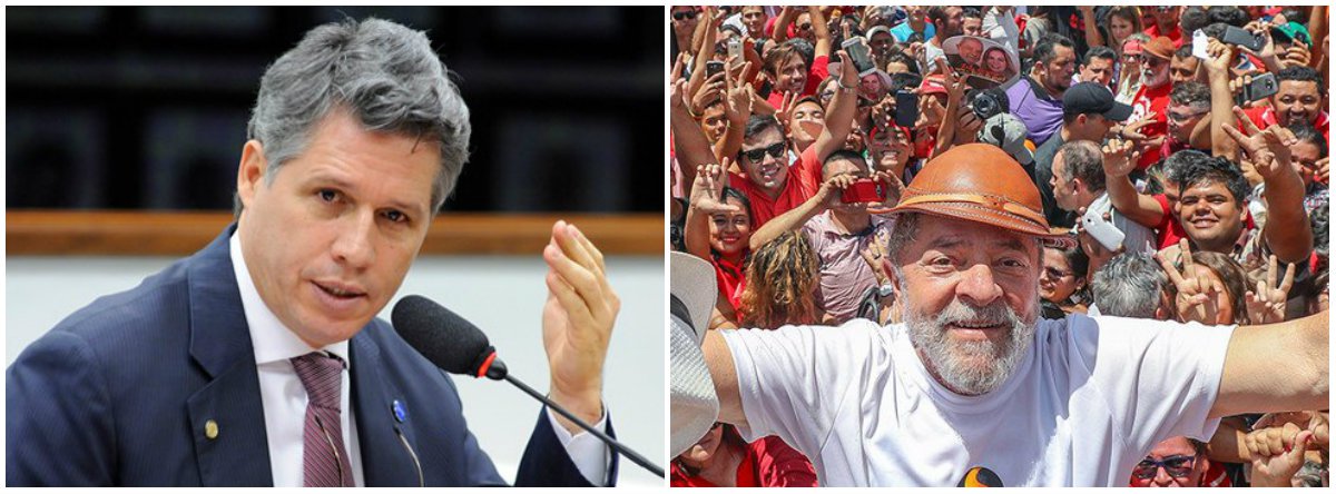 "Nova pesquisa do Ibope revela: @LulaOficial segue na liderança e tem mais do que o dobro de votos do segundo colocado! O Brasil quer voltar a sorrir. Chama que o homem dá jeito!", afirmou o deputado federal Paulo Teixeira (PT-SP) (Foto: Leonardo Lucena) "Nova pesquisa do Ibope revela: @LulaOficial segue na liderança e tem mais do que o dobro de votos do segundo colocado! O Brasil quer voltar a sorrir. Chama que o homem dá jeito!", afirmou o deputado federal Paulo Teixeira (PT-SP)