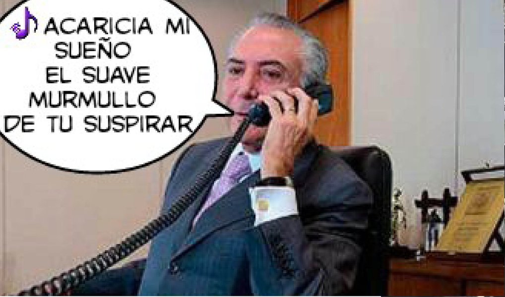 A única ligação que Temer recebeu foi do radialista argentino Jorge Garcia, da rádio El Mundo, de Buenos Aires, que passou um trote em Temer fingindo ser o presidente da Argentina Maurício Macri. Começou pagando mico e segue envergonhando o Brasil. Ouça a grande estreia internacional de Temer (Foto: Antônio Mello) A única ligação que Temer recebeu foi do radialista argentino Jorge Garcia, da rádio El Mundo, de Buenos Aires, que passou um trote em Temer fingindo ser o presidente da Argentina Maurício Macri. Começou pagando mico e segue envergonhando o Brasil. Ouça a grande estreia internacional de Temer